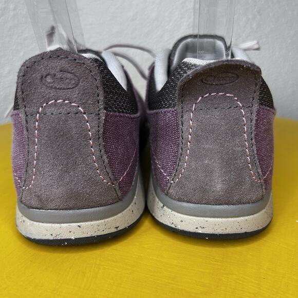 Chaco Sneakers Rum Raisin Canvas Low Top Lace Hiking Shoes Trainers Womens 7.5 - Picture 4 of 16